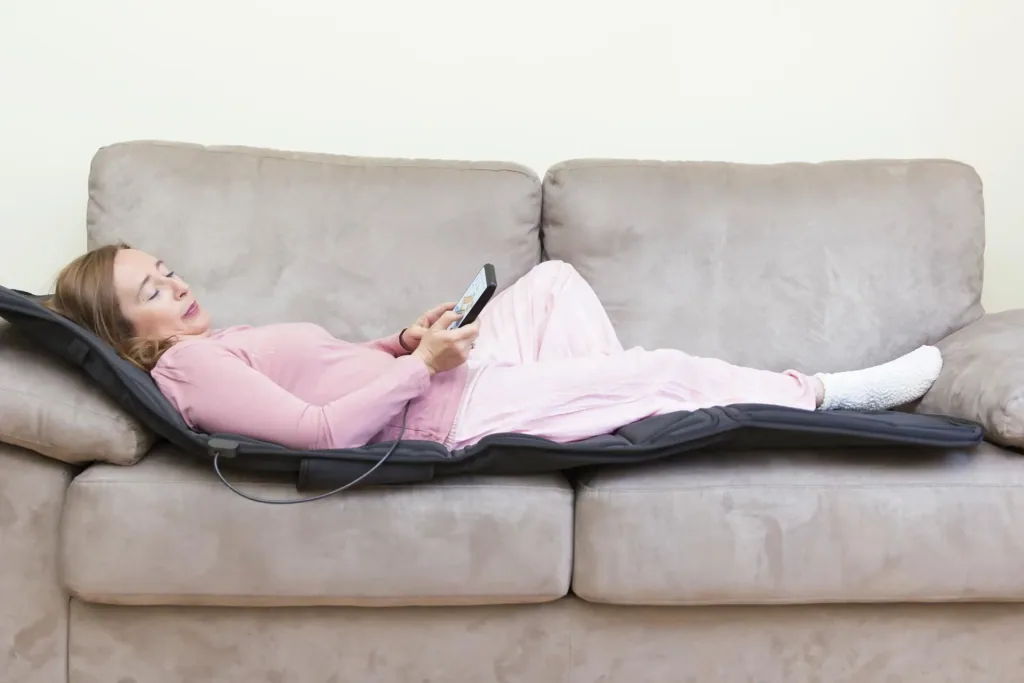 2-in-1 massage and heat mat "De Luxe"