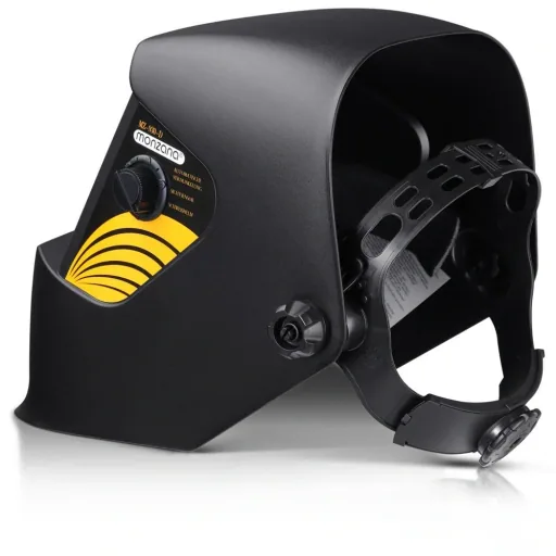Welding helmet with automatic darkening system
