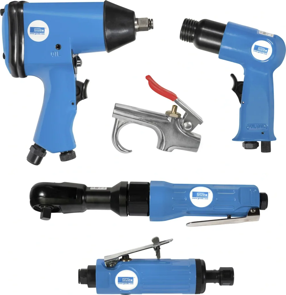 71-piece pneumatic tool set
