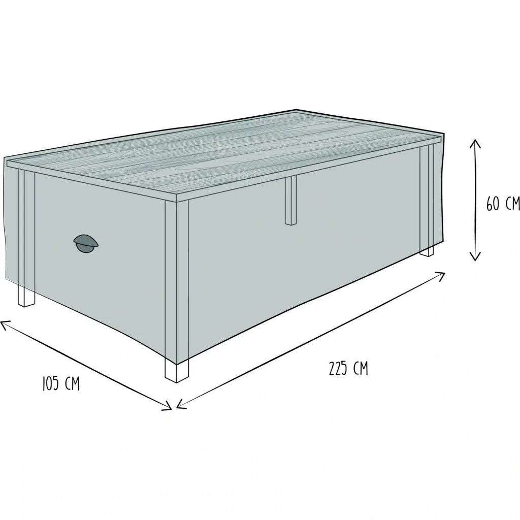 protective cover for garden table - max. 220 cm