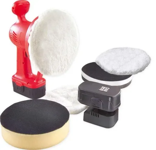 Cordless polishing machine 18 Volt/ 12-piece paint care set