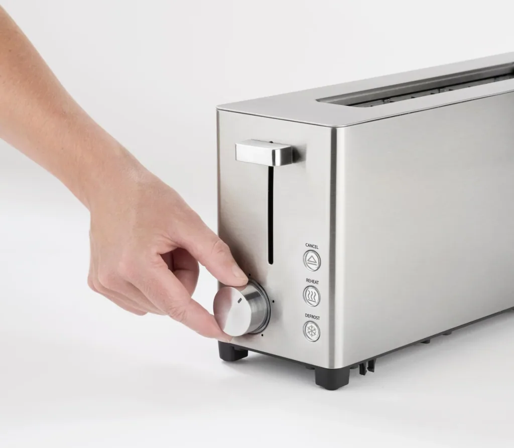Stainless steel toaster Classico T2