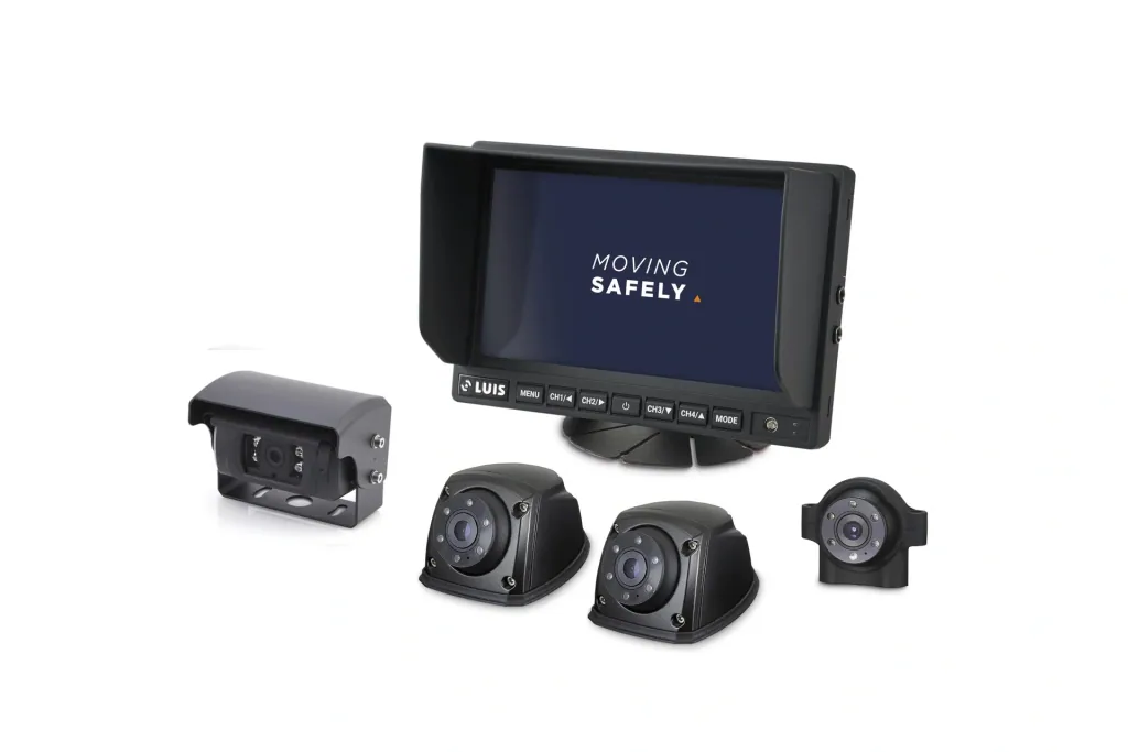 R7-S Quad reversing system with 4 cameras