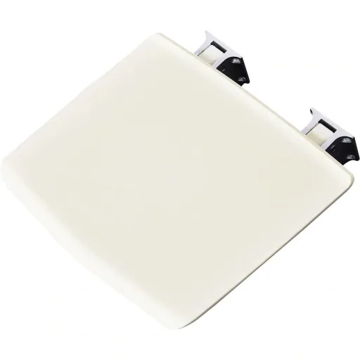 Folding shower seat with wall stool white
