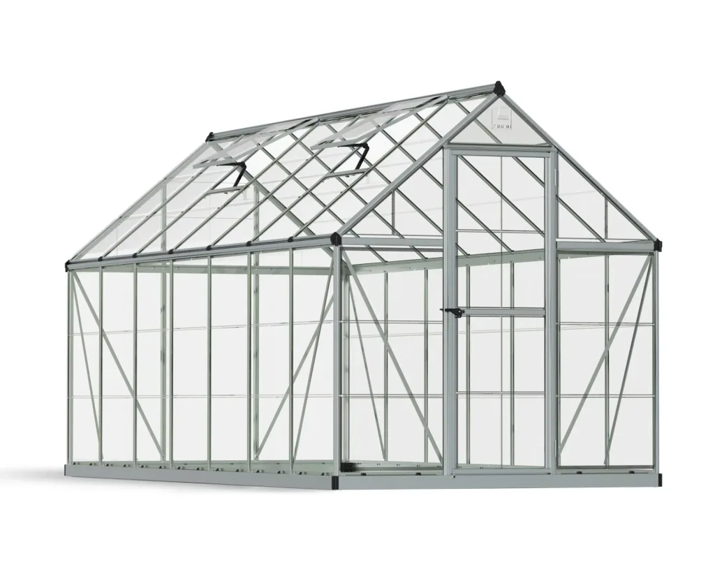 Greenhouse "Harmony" - 6x14, silver
