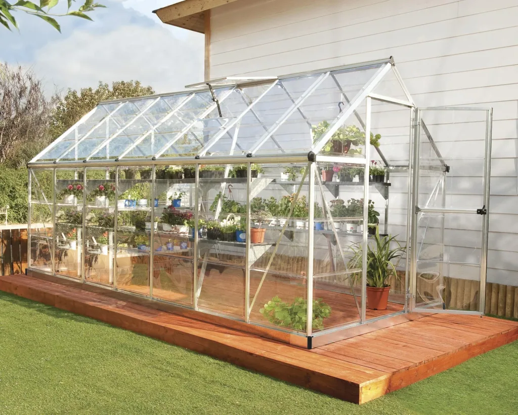 Greenhouse "Harmony" - 6x14, silver
