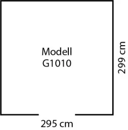 Garden Manager Dream 1010 H 178 tool shed, metallic