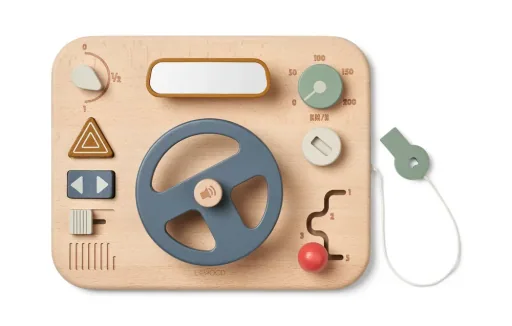Liewood wooden toy - play board Magnus Auto Faune