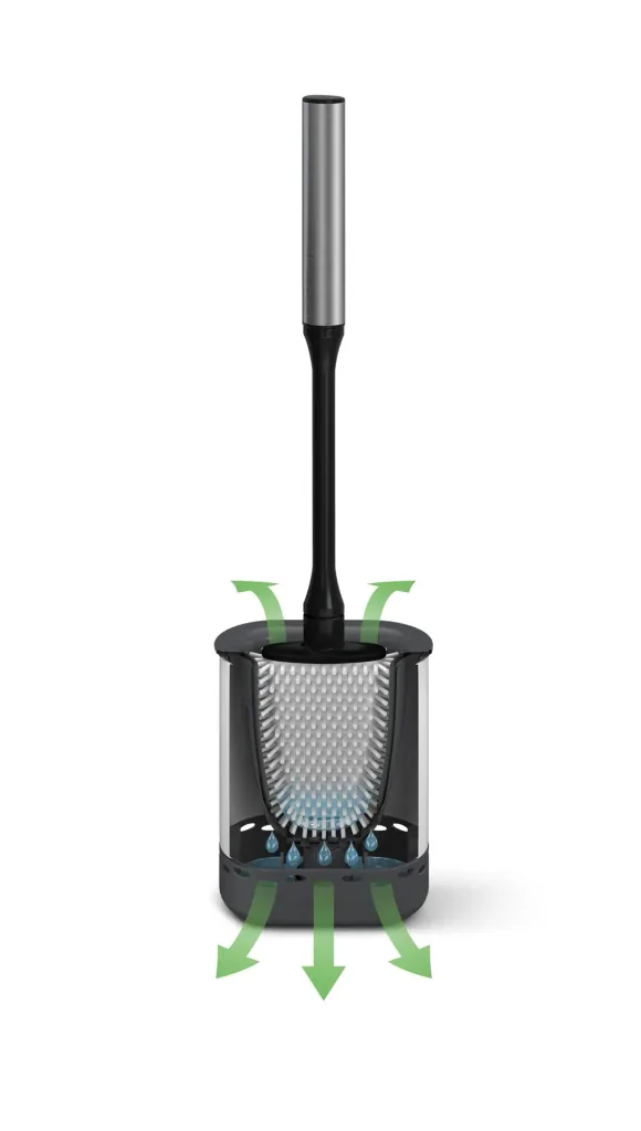 Cleany toilet brush flat Inox