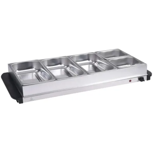Buffetwärmer 400 W 3x2,5L+2x1L Edelstahl