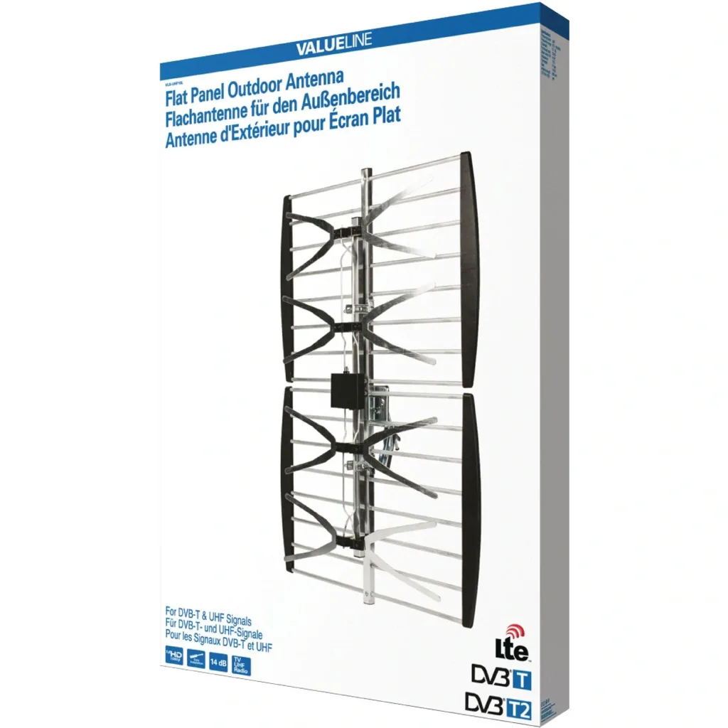DVB-T/T2 outdoor antenna 14 dB UHF