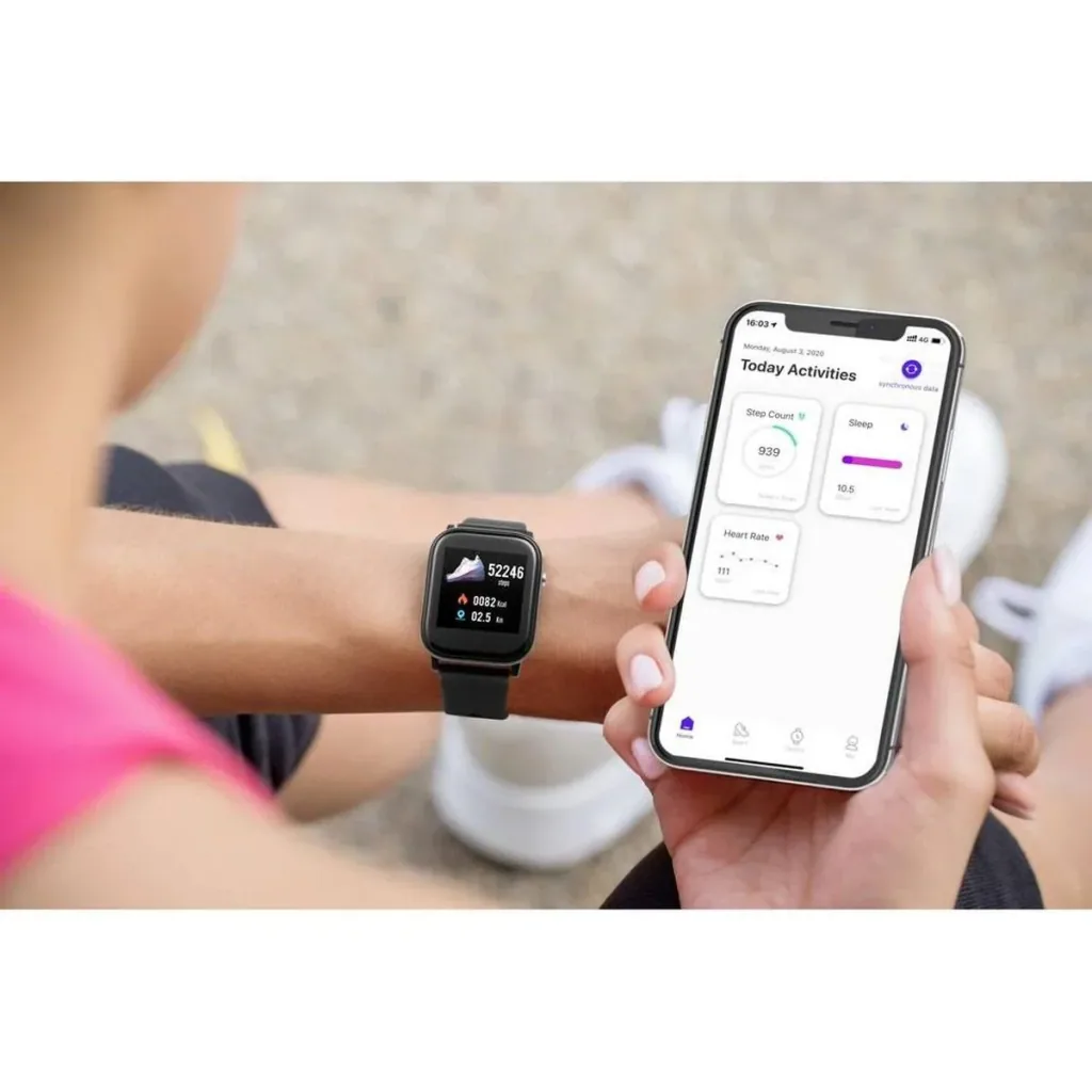 Smartwatch with temperature measurement