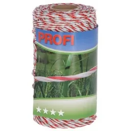 Professional fence wire 6x0.30 Tric, 200m, white/red