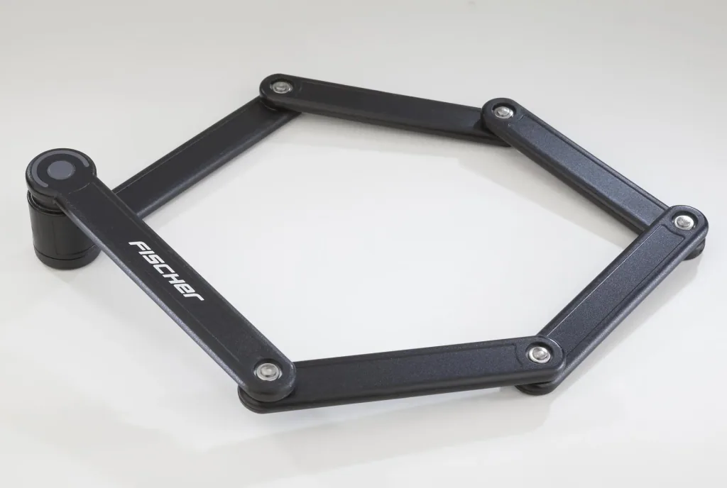 Folding lock with holder