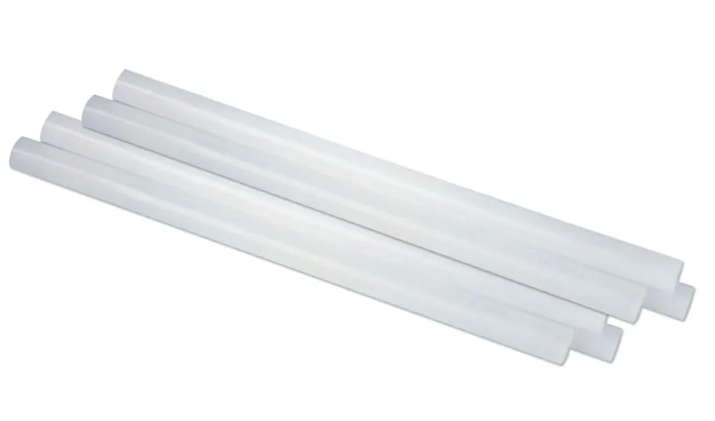 Hot glue sticks 6 pieces 11 x 200 mm transparent