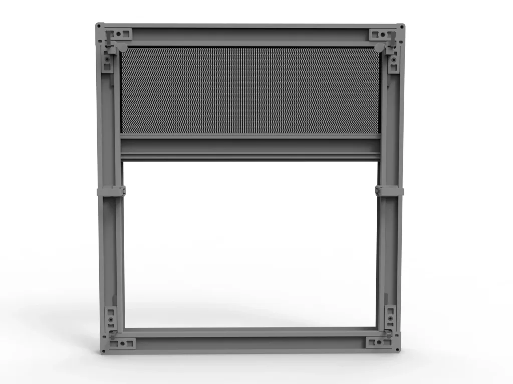 Uno pleated blind 140 x 150 cm, drill-free