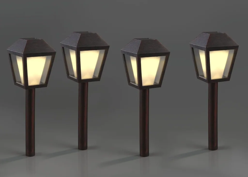 Solar Lantern "Antique" - 4 pieces