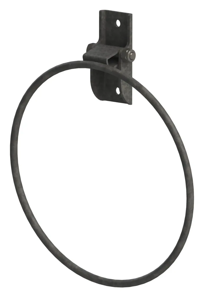 Bucket holder, foldable - wall mounting