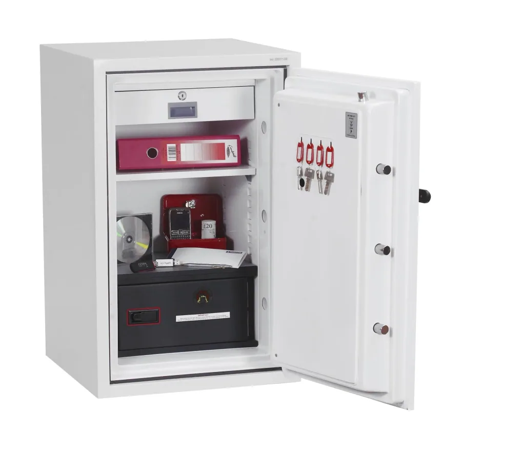 Data protection safe Datacombi size 2 with key lock