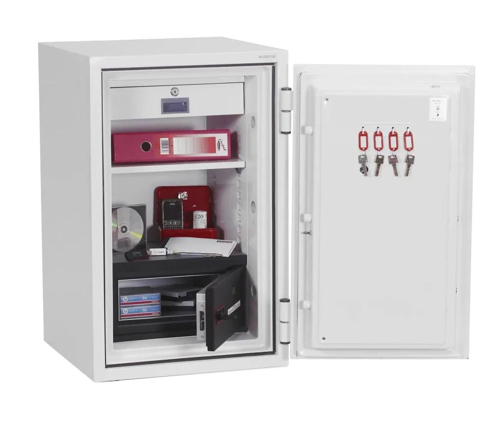 Data protection safe Datacombi size 2 with key lock