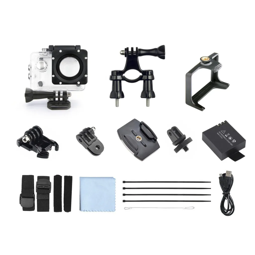 Actioncam Rebel, 140° wide angle, waterproof up to 30m, 1MP sensor