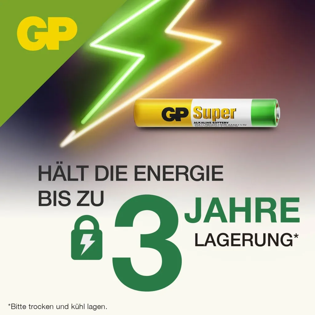 SUPER AAAA (LR61) alkaline batteries, 1.5V - 2 pieces