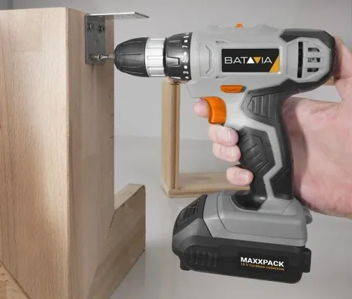 Cordless drill + cordless screwdriver | Incl. battery and charger Maxxpack