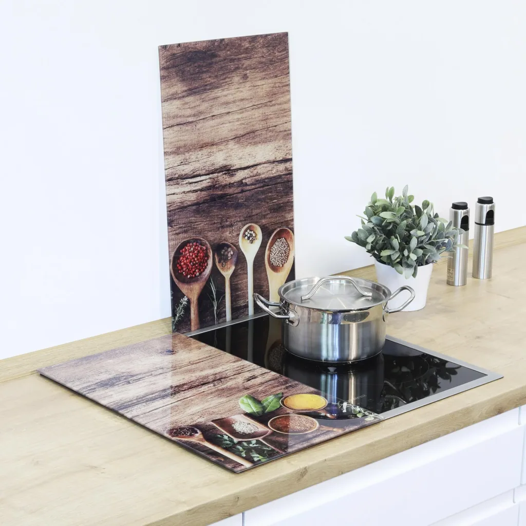 Herdabdeckplatten, 2er-Set