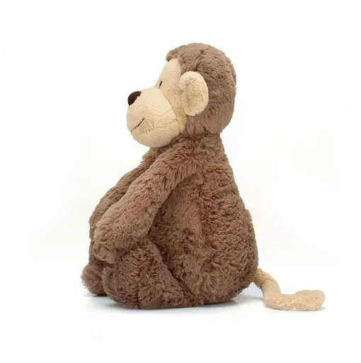Jellycat Soft Toy, Cuddly toy - Bashful Monkey, 18 x 9 cm