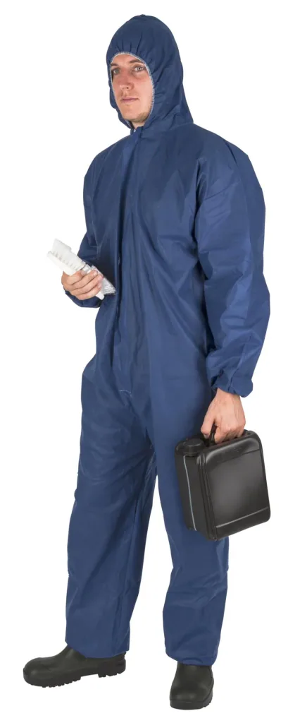 Disposable overalls blue, size XXL
