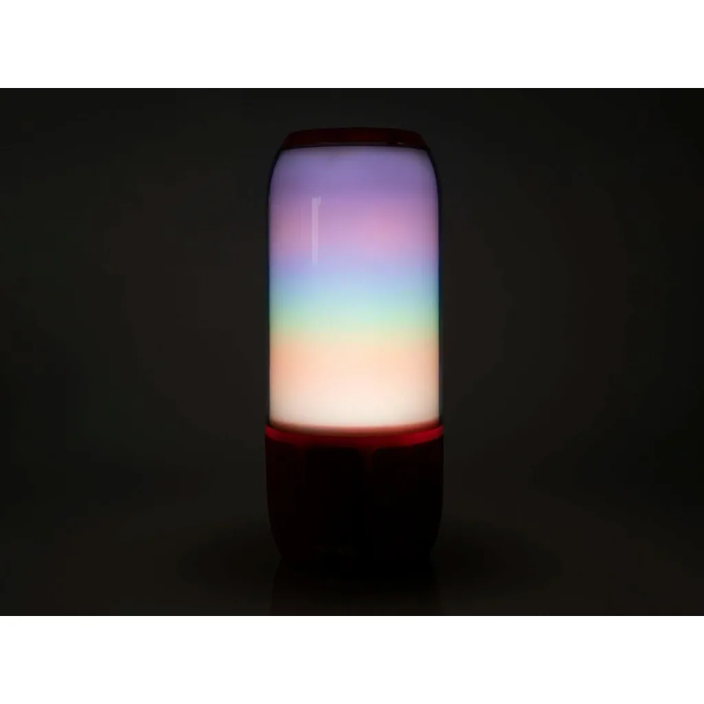 VT-7456 Bluetooth speaker with RGB lighting - 2x 3Watt - red