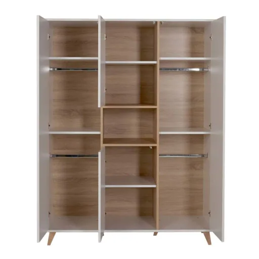 Quax loft 3 door cabinet white