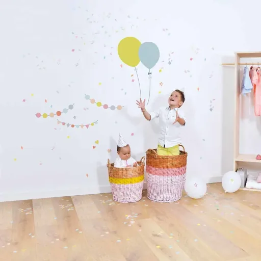Lilipinso Wall Sticker XL balloons green bleu