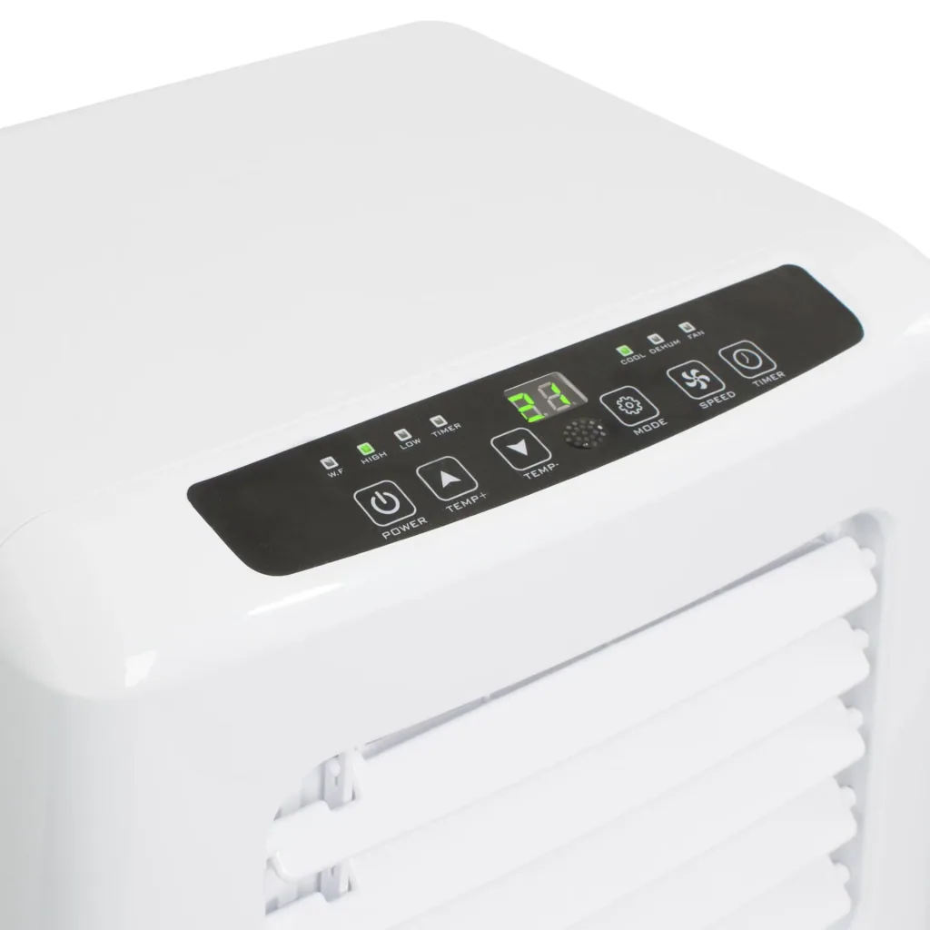 Portable air conditioner with 9,000 BTU/h
