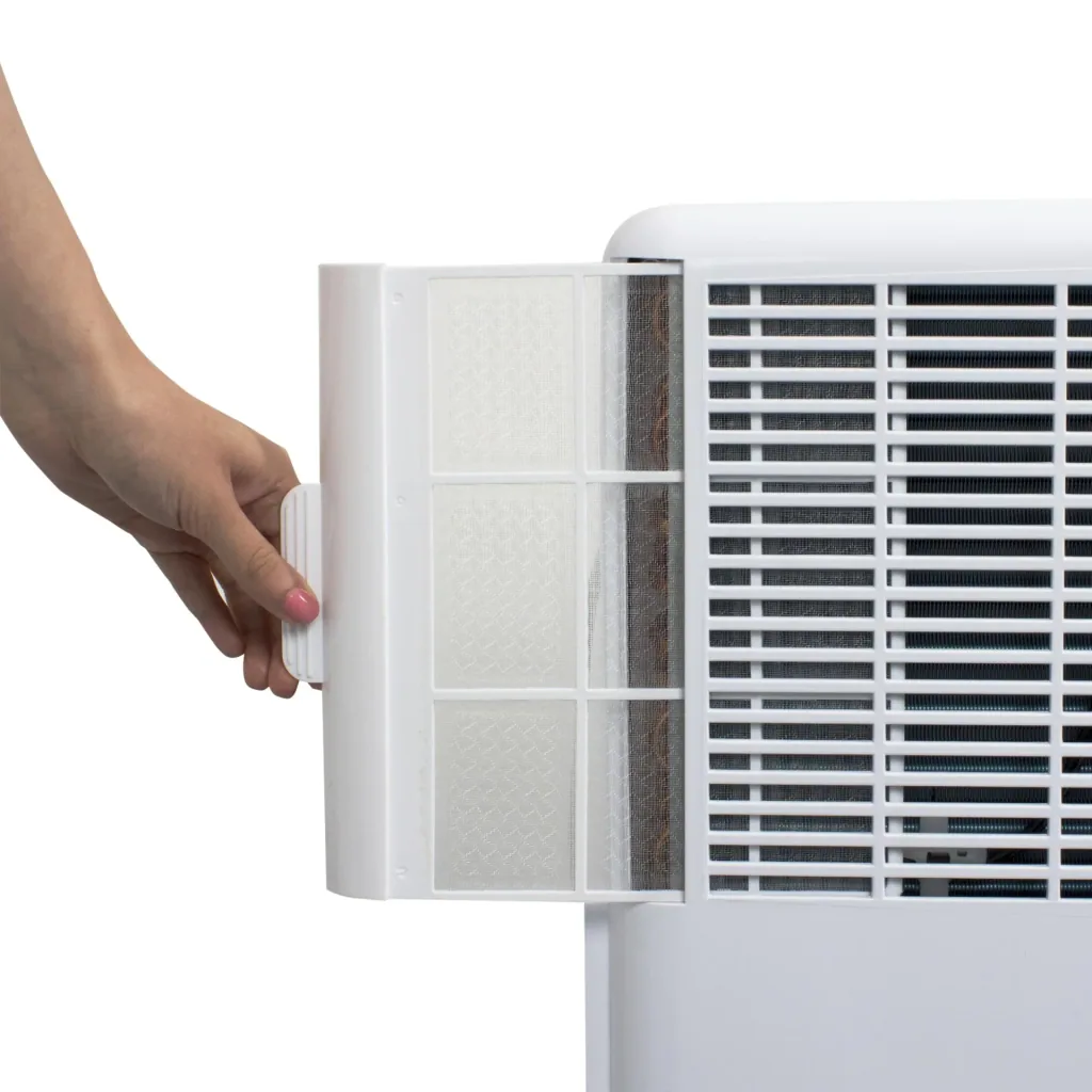 Portable air conditioner with 9,000 BTU/h