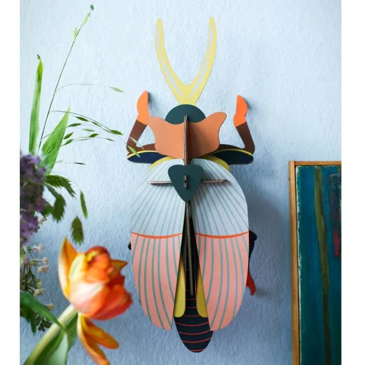 Studio Roof 3D rhino beetle cardboard