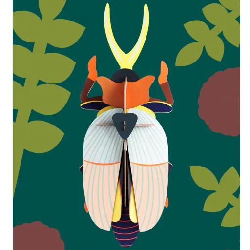 Studio Roof 3D rhino beetle cardboard