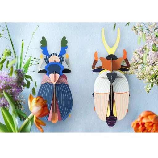 Studio Roof 3D rhino beetle cardboard