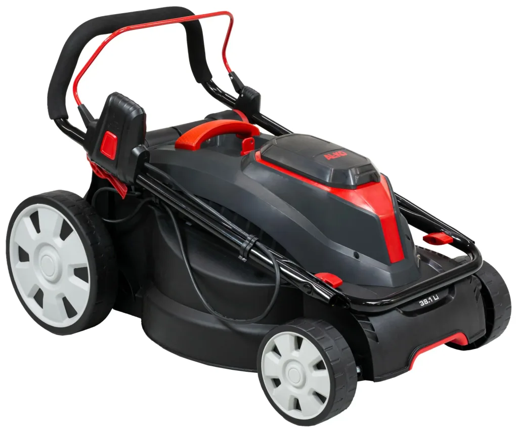 18 V BOSCH HOME AND GARDEN COMPATIBLE Cordless Lawnmower 38.1 Li - incl. 2 batteries and charger