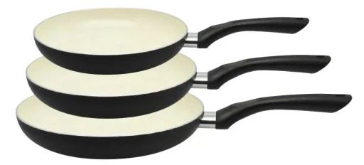 Frying pan set, 3-piece, 20/24/28 cm - ceramic pans