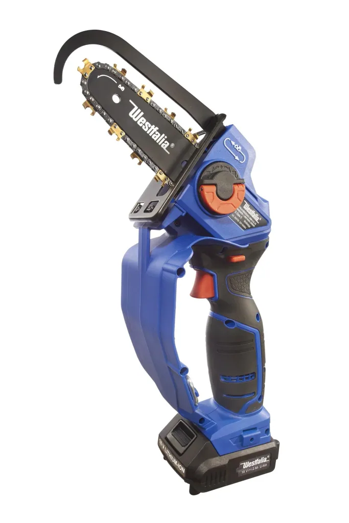 X-SAW Cordless Chain Saw with Extension, 2 Ah Battery and Quick Charger