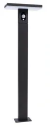 Solar LED Stand ARIANE with sensor black, 3.3 watts, 210 lm, warm white