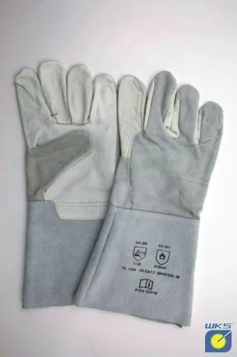Full-leather welding glove