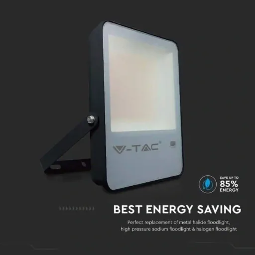 VT-32 LED Floodlight - 30 W - 4100 Lm - 4000K - Black - Extra Efficient