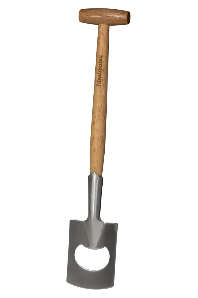 Spade Leisure spade, bottle opener, wooden handle with T-piece