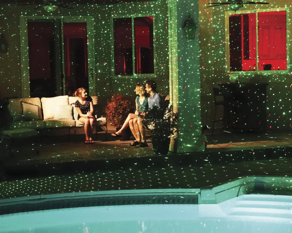 Laser light system Star Shower with sensor