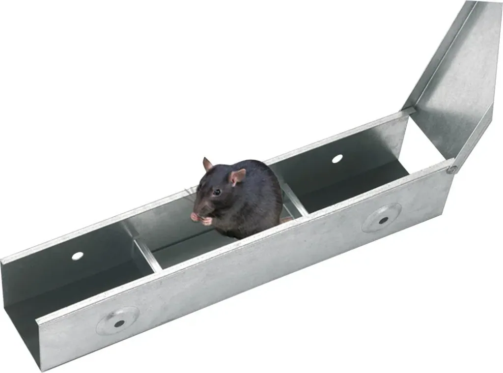 Metal bait box