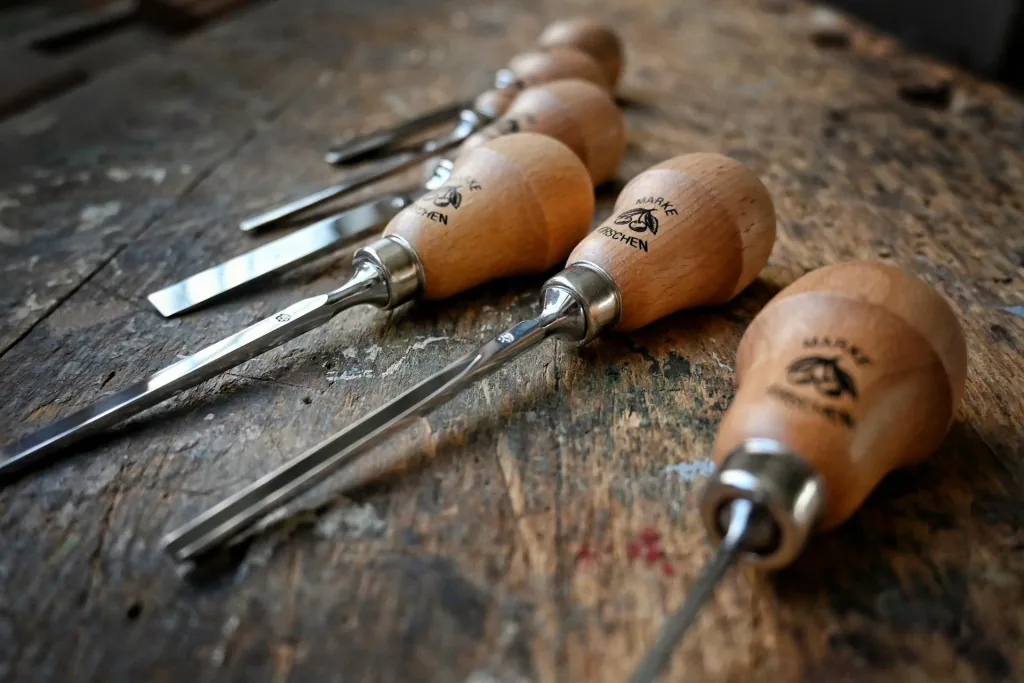 6-piece chip carving chisel set