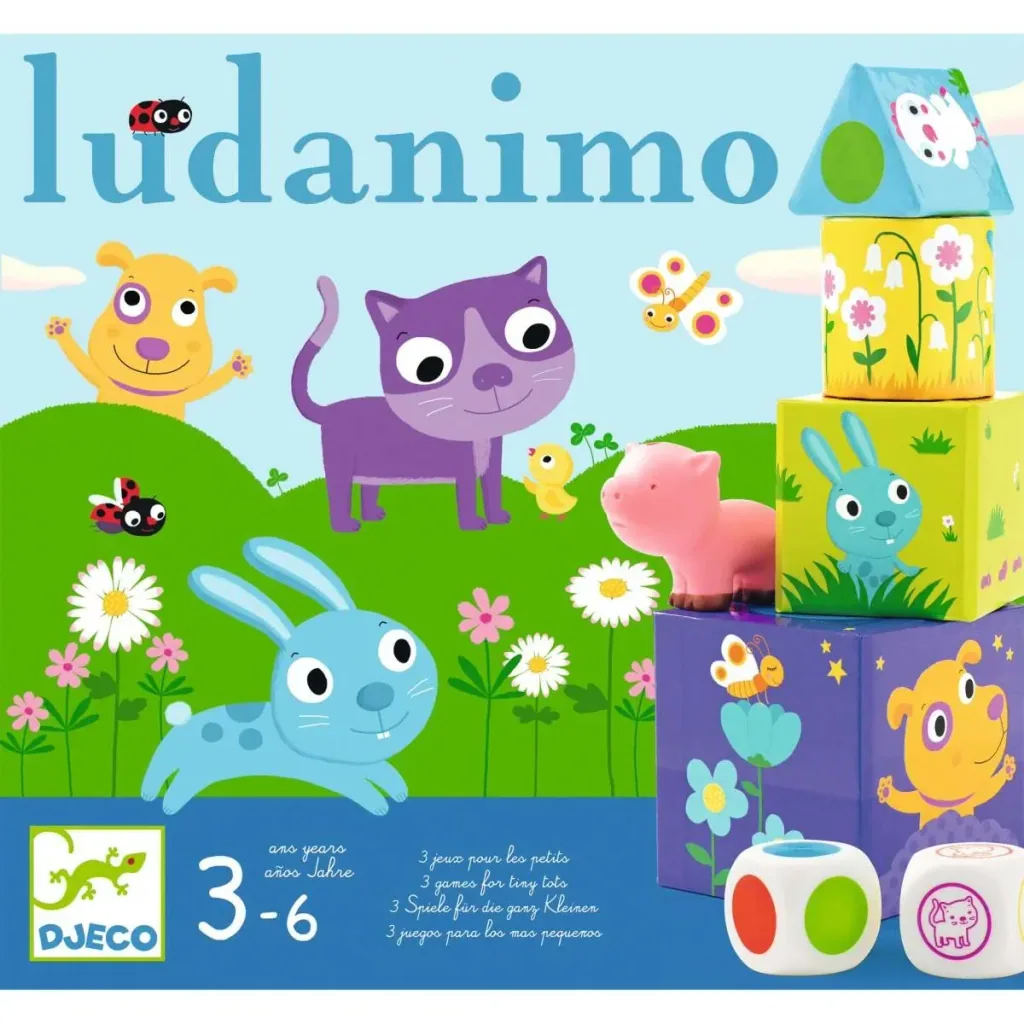 Djeco Ludanimo Memory and Balance Game