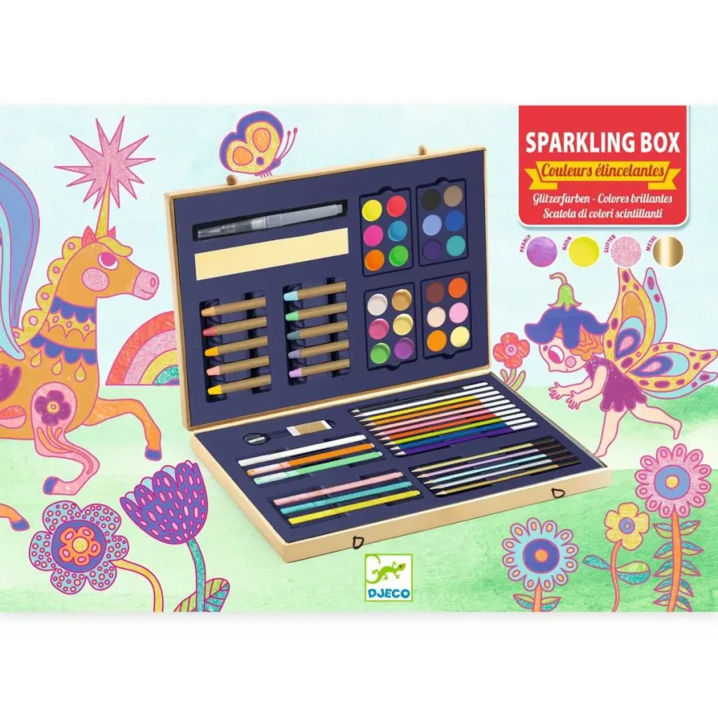 Djeco Large Glitter Paint Box